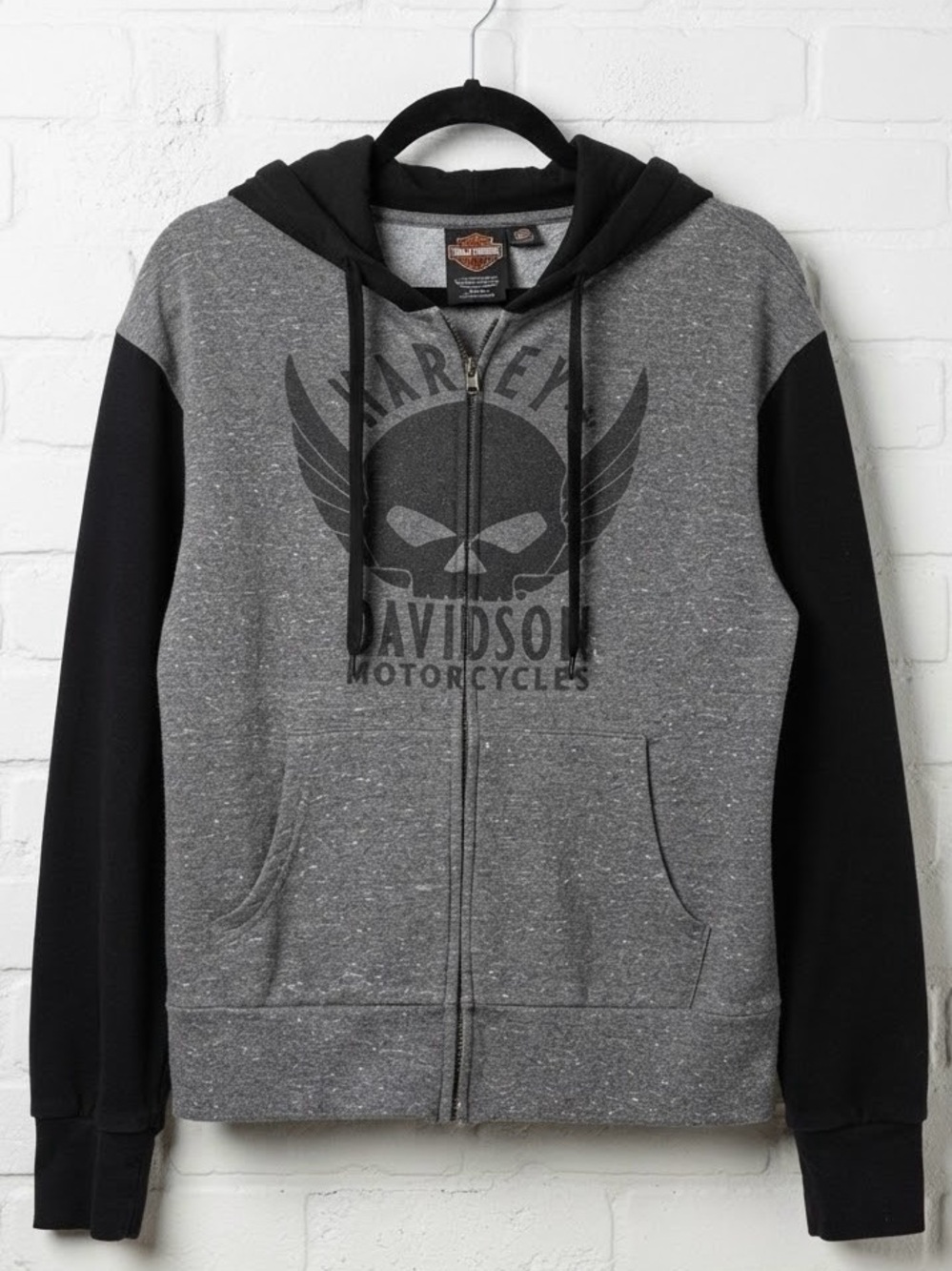 Harley-Davidson Winged Skull Full-Zip Hoodie